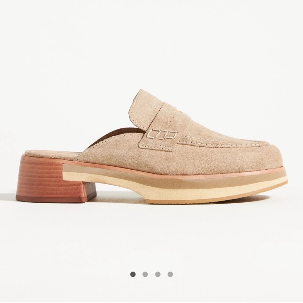 Anthropologie Bernardo Suri Platform Mules SZ 9